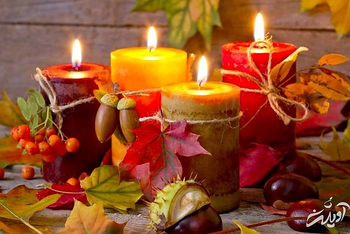 شمع آرایی پاییزی